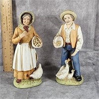 MAN AND WOMAN FIGURINES