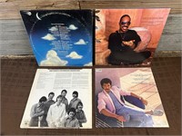 Lot Of 4 Moody Blues Stevie Wonder Lionel Richie