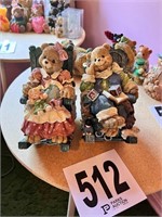 Pair Of Bear Music Boxes(BR1)