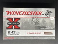 WINCHESTER SUPER X 243 WIN 20 ROUNDS