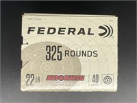 FEDERAL 22 LR 325 ROUNDS