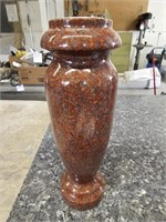 12" Polished Granite Vase