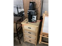 4 Drawer Cabinet & Ninja Coffee Maker