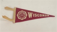 Vintage 1960’s Univ. Wisconsin Felt Pennant