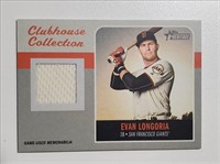 Game Used Jersey Relic Evan Longoria