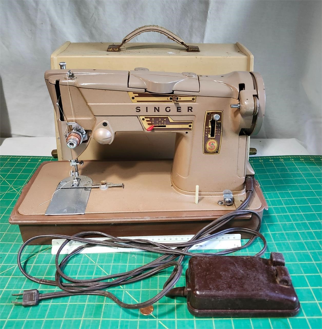 Vintage Singer 328k portable sewing machine