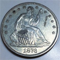 1876-S Seated Liberty Half Dollar High Grade