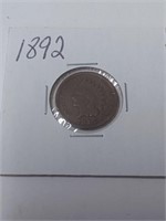 1892 Indian Head Penny