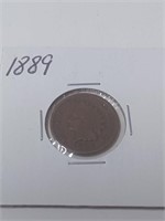 1889 Indian Head Penny