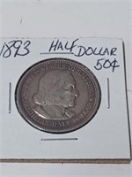 1893 Columbian Expo Half Dollar Coin