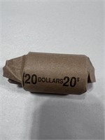 $20 Roll of Ike Dollars