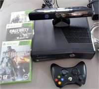 115 - XBOX 360 GAME SYSTEM & GAMES
