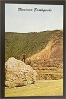 Vintage Montana Earthquake RPPC Postcard