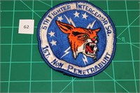 5th FIS 1970s USAF Military Patch