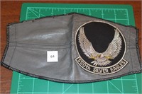 550th Silver Eagles Visor Cover 1980s USAF Militar