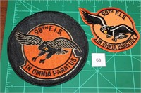 98th FIS (2 Patches) 1960s  USAF Military Patch