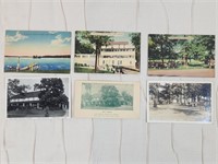 COLLECTION OF VINTAGE INDIANA POST CARDS