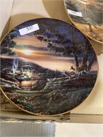 Terry Redlin sharing the sunset plate