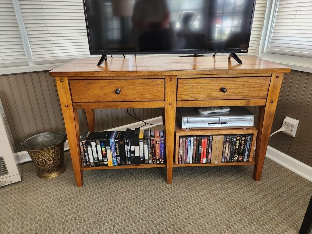 TV/Entertainment Stand. Contents NOT included.