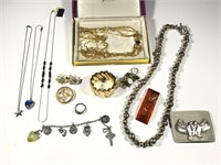 Assorted Costume Jewelry, Sterling, Name Brand