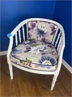 FLORAL BEDROOM SITTING CHAIR