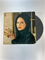 Autograph COA Barbra Streisand Vinyl