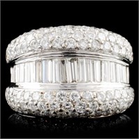 18K Gold 5.31ctw Diamond Ring