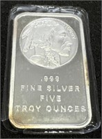 5 Troy OZ Silver Bar!