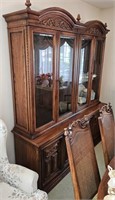 Large Dining Room China Cabinet & Buffet Sideboard