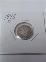 1945 Mercury Dime