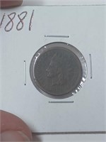 1881 Indian Head Penny