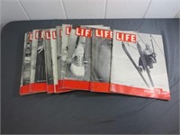 (12) 1937 Life Magazines - A