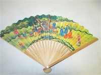 Vintage Japanese Bamboo Foldable Fan