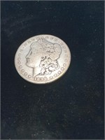 1896-S silver dollar