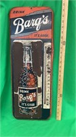 Vintage Barq’s root beer thermometer
