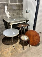 TABLES AND STOOL