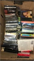 Box of assorted CDs