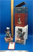 Two Jim Shore Minnie Mouse Freedom Statuary