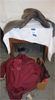 ENGLISH HORSE SADDLE & HORSE BLANKETS LOT