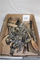 MISC. FLATWARE BOX LOT