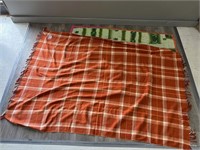 Plaid Blanket with Colorful Quilted Blanket