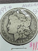 1899  O Morgan Silver Dollar .  Look at the
