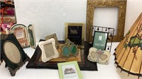Picture Frames assortment, Place Mats and Wood/
