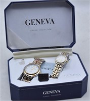 Geneva Classic Collection Quartz His & Hers Wrist