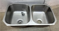 Stainless Double-sided Sink 32x29x12