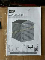 Keter Manor 6x8DD $640 Retail  *see desc