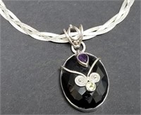 Sterling Silver Amulet Pendant Necklace