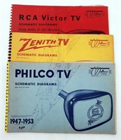 Philco TV, Zenith, RCA Victor TV Schematics+