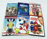 DVD's - Alvin And The Chipmunks, Nemo, Shrek+