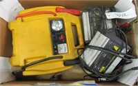 (2) Battery chargers and jump box.